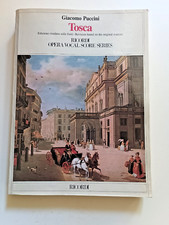Giacomo Puccini – Tosca per canto e pianoforte, Ricordi. Ed. Italiano-inglese