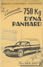 Catalogue brochure Panhard