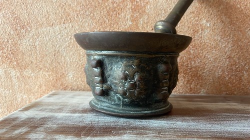 Vecchio mortaio epoca in - mortaio, d’epoca
