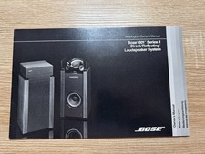 Bose Manuale Di Istruzioni Per