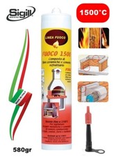 MASTICE REFRATTARIO CERAMICO AD ALTA TEMPERATURA (1500°C) "SIGILL" ITALY 580gr