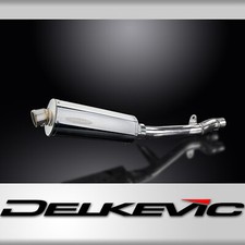 KIT SCARICO SILENZIATORE HONDA NT650V DEAUVILLE 1998-2005 350mm OVALE INOX BSAU