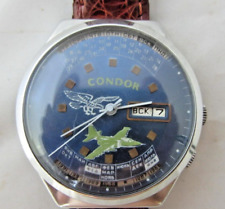 OROLOGIO RUSSO SOVIETICO  "RAKETA DOPPIO CALENDARIO " ,MECCANICO  FUNZIONANTE