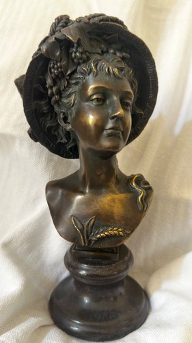 Busto donna con cappello - busto,
