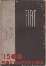 FIAT 1500 D Musone - Manuale uso e manutenzione -  14° Edizione