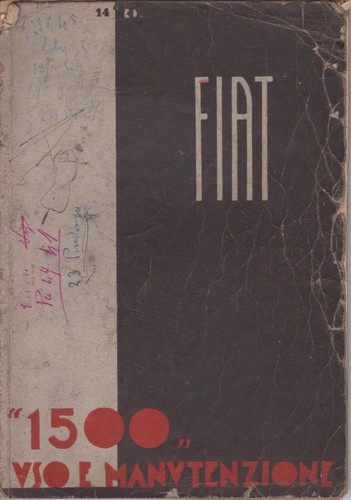 Fiat 1500 musone manuale - 1500,