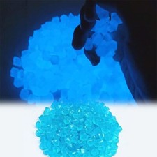 300pcs Luminoso Pietra Si Illumina Al Buio Casa & Giardino Acquario Sassolino