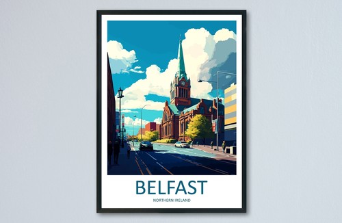 Stampa viaggio belfast arte - stampa,