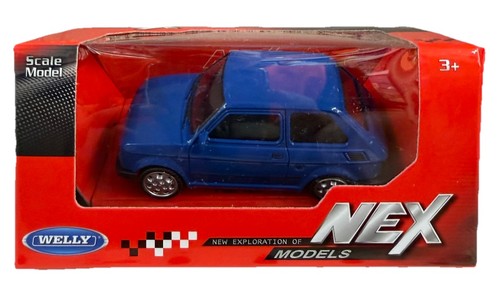 1980 fiat 126 blue - fiat,