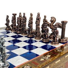 Antico set scacchi con