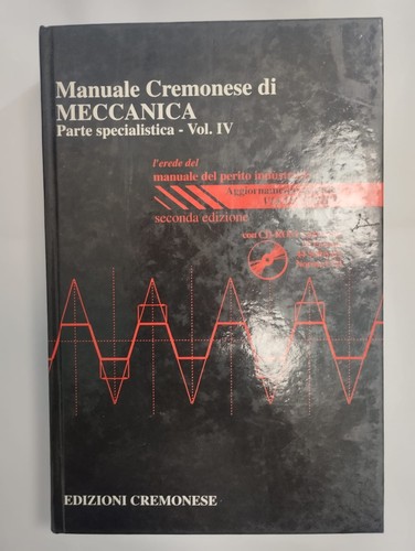 Manuale cremonese meccanica - manuale,