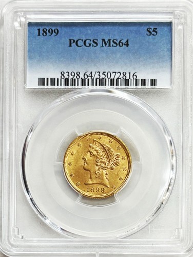 1899 oro usa dollaro - 1899, $5