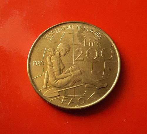200 lire 1980 montessori - 200,