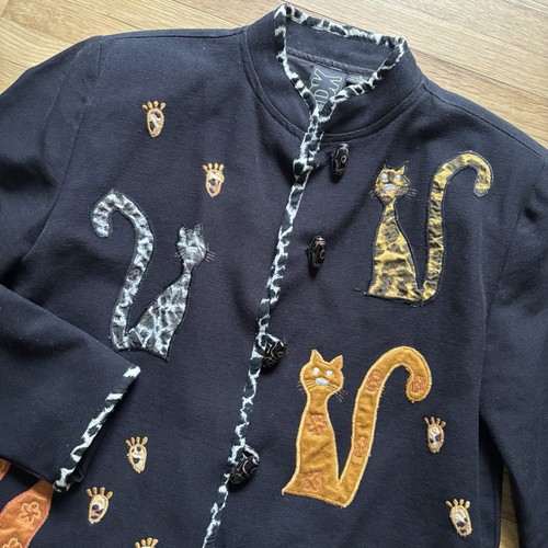Giacca blazer gatto - , vintage