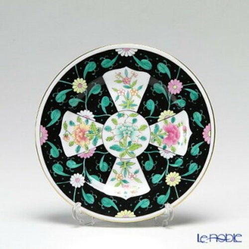 Herend chinoiserie xian - chinoiserie, black