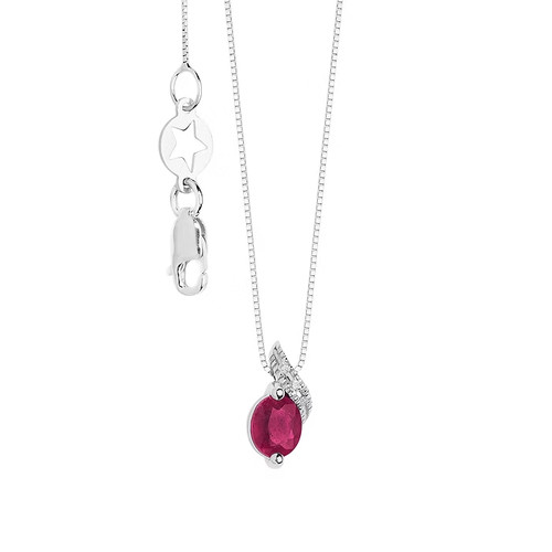 Collana oro bianco con - oro,