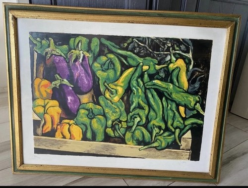 Guttuso serigrafia firmata - r.,