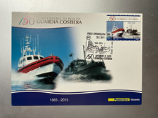 2015 Cartolina Filatelica Capitanerie di Porto Guardia Costiera