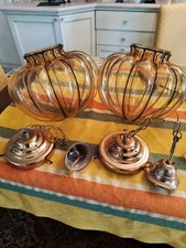 Coppia Lampadari Vintage