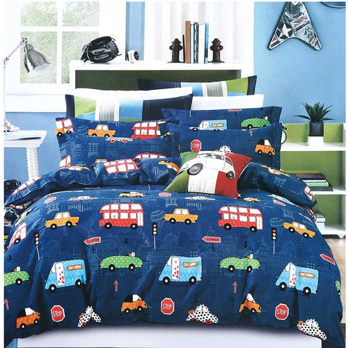 Set copriletto trapuntato - , blu