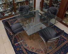 Set Tavolo + 4 Sedie “Sabrina” di Gastone Rinaldi per RIMA, Design Anni ’70