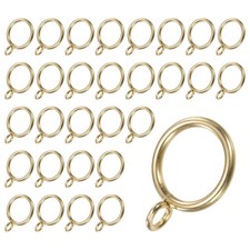 30pcs Gold Curtain Rings with