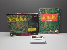 SECRET OF MANA SNES BIG BOX SUPER NINTENDO PAL/NOE CONFEZIONE ORIGINALE - SENZA INTARSIO