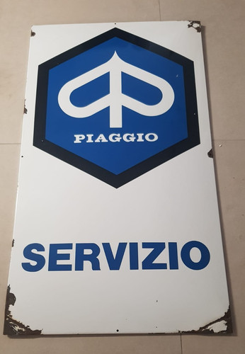 Insegna piaggio servizio - insegna,