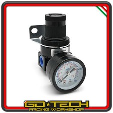 REGOLATORE DI PRESSIONE COMPRESSORE ARIA COMPRESSA RIDUTTORE con MANOMETRO 1/4''