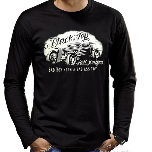 Hot rod shirt rockabilly - hot, t-shirt