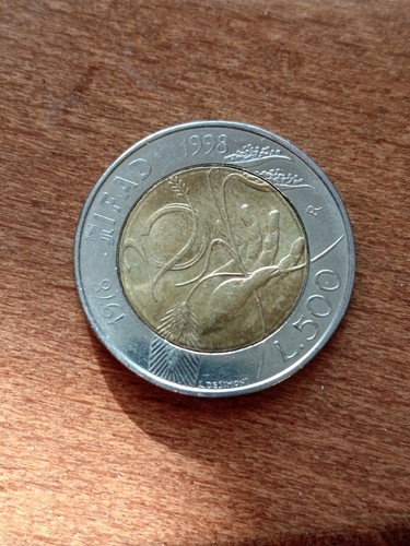 Moneta 500 lire ifad - moneta,