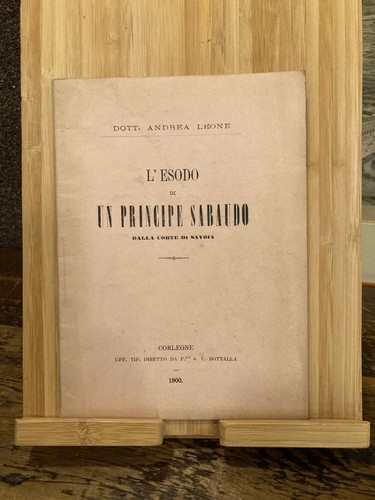 Esodo un principe - l',