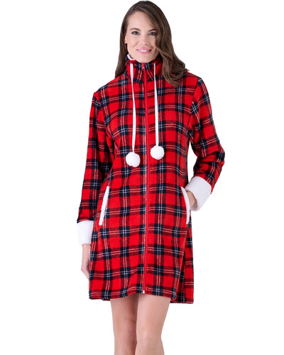 Vestaglia donna natalizia pile - donna,