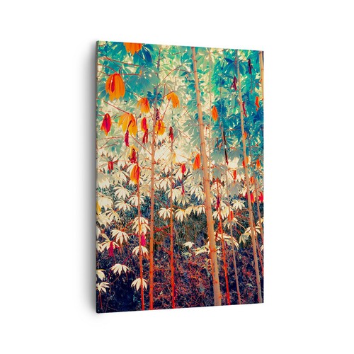 Quadro tela 70x100cm - su, piante