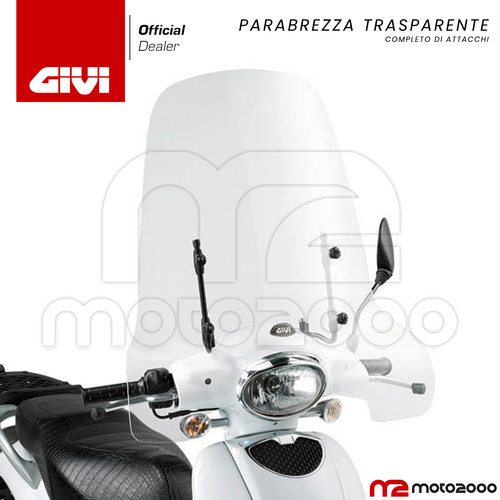 Parabrezza trasparente givi - parabrezza,