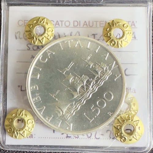 Moneta 500 lire argento lira - moneta,