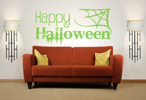 Adesivo murale citazione - , happy