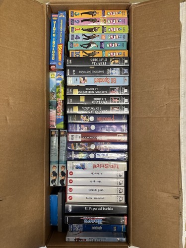 Lotto stock videocassette vhs - stock,