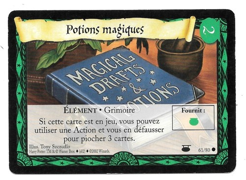 Carte harry potter potions - carte,