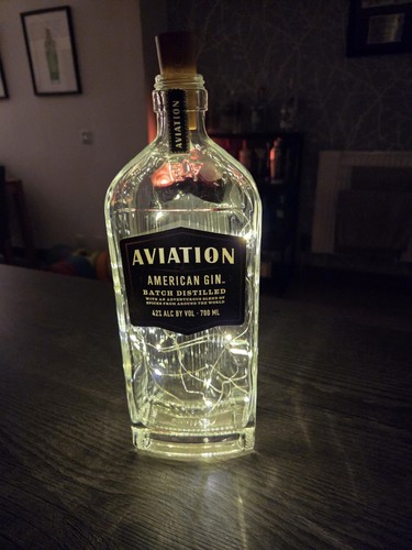 Lampada bottiglia gin