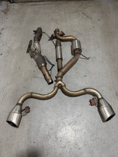 Impianto di scarico personalizzato Audi TT MK2 2.0TFSI BWA con downpipe Milltek Sports Cat