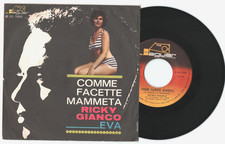 7" RICKY GIANCO 45 giri COME FACETTE MAMMETA / EVA Jaguar ITALY 1963 NM