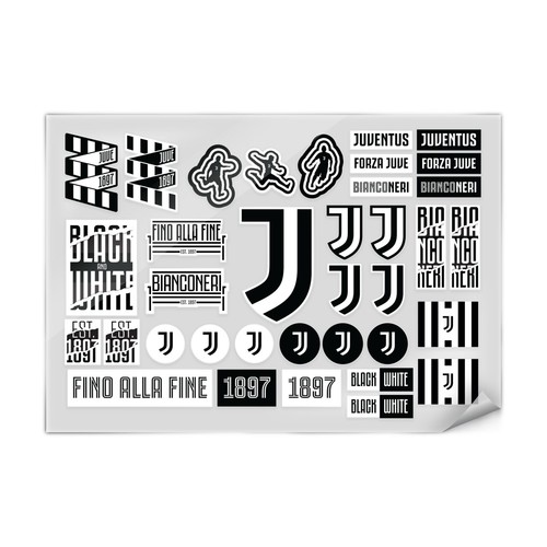 Adesivi grafici juventus - fc, e