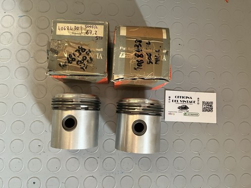 Set pistoni fiat completi 500 - pistoni,
