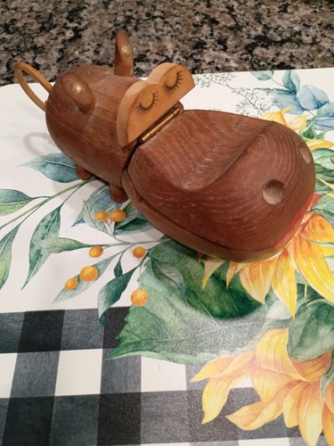 Ippopotamo legno linea - ippopotamo,
