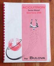 BULOVA Accutron Service Manual - RARO- anno 1968