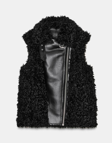 Gilet zara nero - gilet, pecora