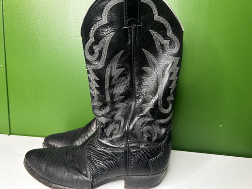 Stivali cowboy vintage neri - da,