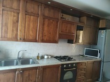 cucina componibile in noce arte povera