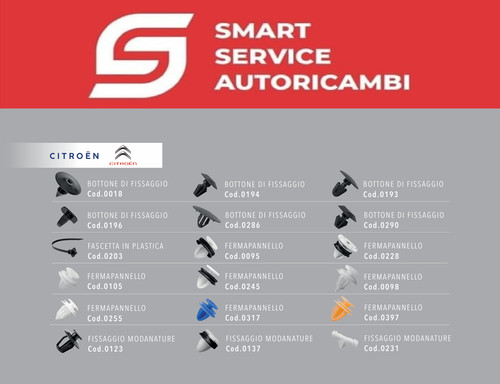 Citroen rivetto vite bottone - citroen,
